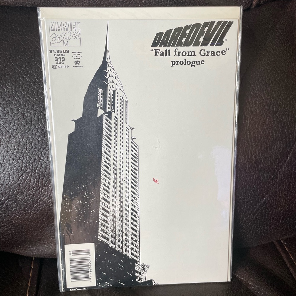 Daredevil fall from grace prologue 319 aug marvel comic book